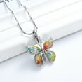 thumbnail image 4 of Butterfly Cremation Jewelry for Ashes Urn Necklace Lockets for Human Ashes Pet Ashes Holder Pendent for Ashes and Chain, 4 of 6