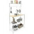 thumbnail image 2 of Mount-It! Kitchen Baker's Rack with Wood Table and Storage, 2 of 8