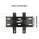 thumbnail image 5 of Soporte de Pared Fijo Con Inclinación Para TV Virtual Zone Televisión Monitor 15 a 42 Pulgadas Negro, 5 of 8