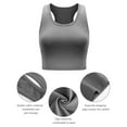 thumbnail image 3 of SlimPro 4 Pieces Basic Crop Tank Tops Sleeveless Racerback Crop Sport Top for Women, 3 of 9
