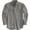 Gray, variant on Men's Fr Solid Long Sleeve Button-Down Work Shirt Khaki XX-Large