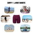 thumbnail image 3 of Pantalones cortos deportivos Hombres Pantalones cortos de fitness Secado rápido Gimnasio Pantalones cortos de playa Descanso de verano Entrenamiento deportivo Running Pantalones cortos con bolsillos, 3 of 7