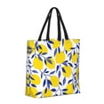 thumbnail image 2 of Kll Tropical Lemon Pattern Aesthetic Tote Bag For Women Beach Bag Shopping Bags Shoulder Bag Reusable Grocery Bags, 2 of 8