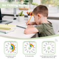 thumbnail image 3 of Infpokid Temporizador Visual Para Niños Con Función De Pausa Lindo Temporizador Silencioso Con Arco Iris Para Aula Enseñanza Tarea Cocina 60 Minutos Cuenta Regresiva Gestión Del Tiempo Para Tdah (Arco, 3 of 5