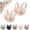 Beige, variant on Hana Bra for Senior Women, 2Pcs Cotton Buttonless Comfy Lifting Shaping Bras, Full Coverage Underwire-Free Push up Bras Soft Breathable Bras for Older Women Daily Wear