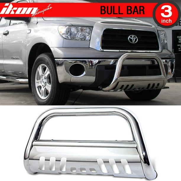 Compatible with 0717 Toyota Tundra Ss Bull Bar Grill Guard Front Bumper With Skid Plate
