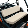 thumbnail image 2 of Uorisanigo Beige UTV Front Bench Seat Cover Dustproof Mule Seat Cover Cushion with Elastic Band UTV Padded Protector Compatible with Kawasaki Mule 4000 2009-2025, 2 of 7