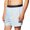 thumbnail image 1 of Tommy Hilfiger Men's Underwear Woven Boxers, Ice, Medium, 1 of 4