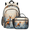 Color 4, variant on Spring Floral Backpack with Insulated Cooler Lunch Box, Lightweight Hydrangea Rose Work Laptop Backpack with Lunch Bag, Travel Computer Casual Daypack, 18.3 Inch