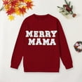 thumbnail image 3 of Okbabeha Mommy and Me Matching Outfits Family Mama Mini Baby Girl Boy Women Sweatshirt Shirt Long Sleeve Pullover Sweater Tops, 3 of 7