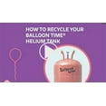 thumbnail image 4 of Balloon Time 9.5in Standard Helium Tank Kit (Includes 30 Assorted Latex Balloons and White Ribbon), 4 of 8