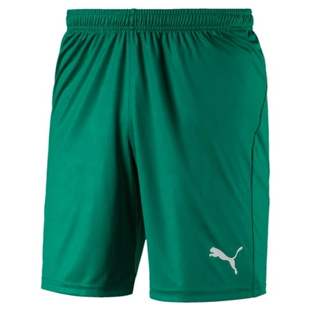 PUMA Mens Liga Core Shorts - Pepper Green/White - X-Large