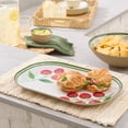 thumbnail image 2 of Better Homes and Gardens Bamboo Melamine Tomato Beige Serving Tray, 2 of 6