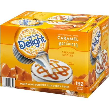 Liquid Creamer Cups - International Delight Caramel Macchiato Creamer Cups (192 ct.) - 2 Pack