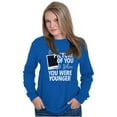 thumbnail image 4 of Picture Of You Photographer Camera Plus Size Long Sleeve Graphic Tee Shirt Brisco Brands 2X, 4 of 5