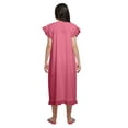 thumbnail image 4 of Moomaya Robe de Nuit d'Allaitement à Col Rond Uni pour Femmes en Coton, 4 of 6