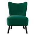 thumbnail image 2 of Modern Green Chair for Living | Use in Primary Spaces | Solid Wood and Plywood Construction | Solves Space and Strength Demands, 2 of 4