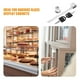thumbnail image 4 of GOOHOCHY Cerradura para vitrina de vidrio, cerradura para puerta de vidrio para tienda, cerraduras para puertas de gabinete con llave para cajón, vitrina, 6 uds., 4 of 8