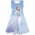 thumbnail image 3 of Vestido de Elsa de Frozen para niñas, disfraz de princesa, Vestidos para niños, Navidad, cumpleaños, fiesta de lujo, verano, nuevo, 3 of 3