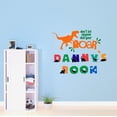 thumbnail image 2 of Custom Name Roar Quote Lettering DesignWall Decal Decoration Don't let anyone dull your Roar Joyful Cartoon Cartoon Animals Decorating Ideas for Child's Bedroom Size: 30 In(W) x 24 In(H), 2 of 5