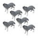 thumbnail image 3 of Juguetes de lobo de animales salvajes, 6 piezas de figuras de lobo, juguetes de lobo ártico, modelo animal, figuras de juguete de lobo, rendimiento finamente sintonizado, 3 of 8