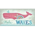 thumbnail image 2 of LaPoint, Annie 32x18 White Modern Wood Framed Museum Art Print Titled - Make Waves, 2 of 4