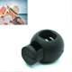 thumbnail image 1 of Spring Cord Lock Single Hole End Round Fastener Buttons Slider Toggle Stopper for Backpack Shoelace Sportswear Black, 1 of 3