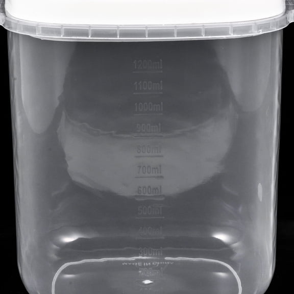 TITINICE Food Container Grain Storage Bucket Multigrid Rice Dispenser Reusable Plastic Flour Container