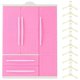 thumbnail image 1 of 1 Set of Doll Wardrobe Doll Clothes Closet Mini House Furniture Mini Doll Clothes Hangers, 1 of 4