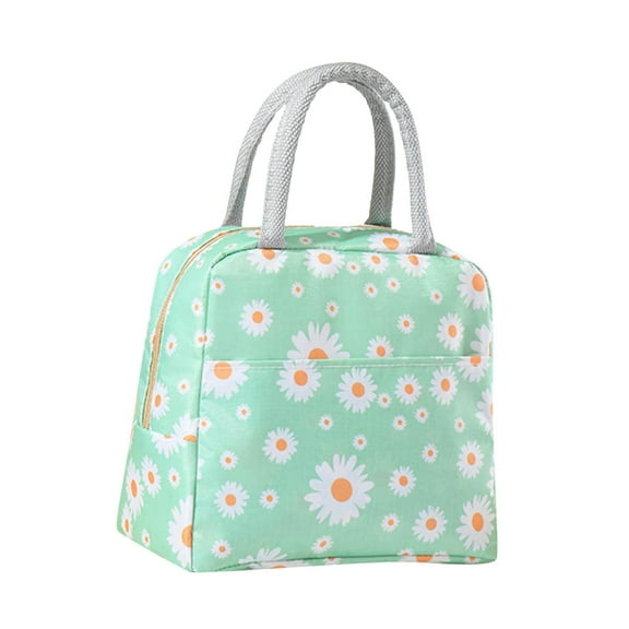 Clearance! Leott Bento Packet Promotion Sale, Lunch Bag insulated Lunch Box Women's Lunch Tote with Front Pocket Reusable insulated Bag Women's Lunch Box Men's Work Picnic Green