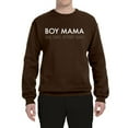 thumbnail image 2 of Boy Mama All Day Everyday Mom Son Gift | Mens Mother's Day Crewneck Graphic Sweatshirt, Brown, Small, 2 of 4