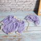 thumbnail image 2 of Atrezos Para Niños, Mono Baby Photography Mono Photo Props Hat Lace Outfit Costume Set Para NewbornLight Purple ANGGREK Otros, 2 of 8