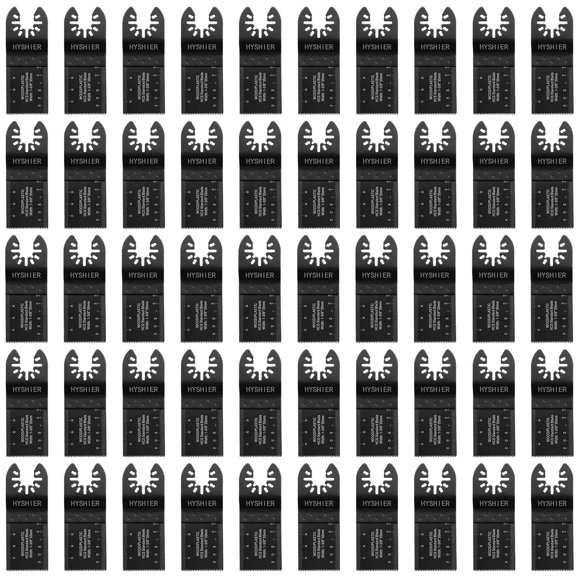 Cuchillas oscilantes para herramientas HYSHIER, 50 unidades, madera, liberación rápida