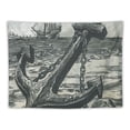 thumbnail image 5 of Orinice Skull Anchor Ship Tapestry Wall Hanging Unique Style Graphic Tapestries Home Wall Decor Art for Living Room Bedroom Apartment Farmhouse Dorm 40x60inch, 5 of 6