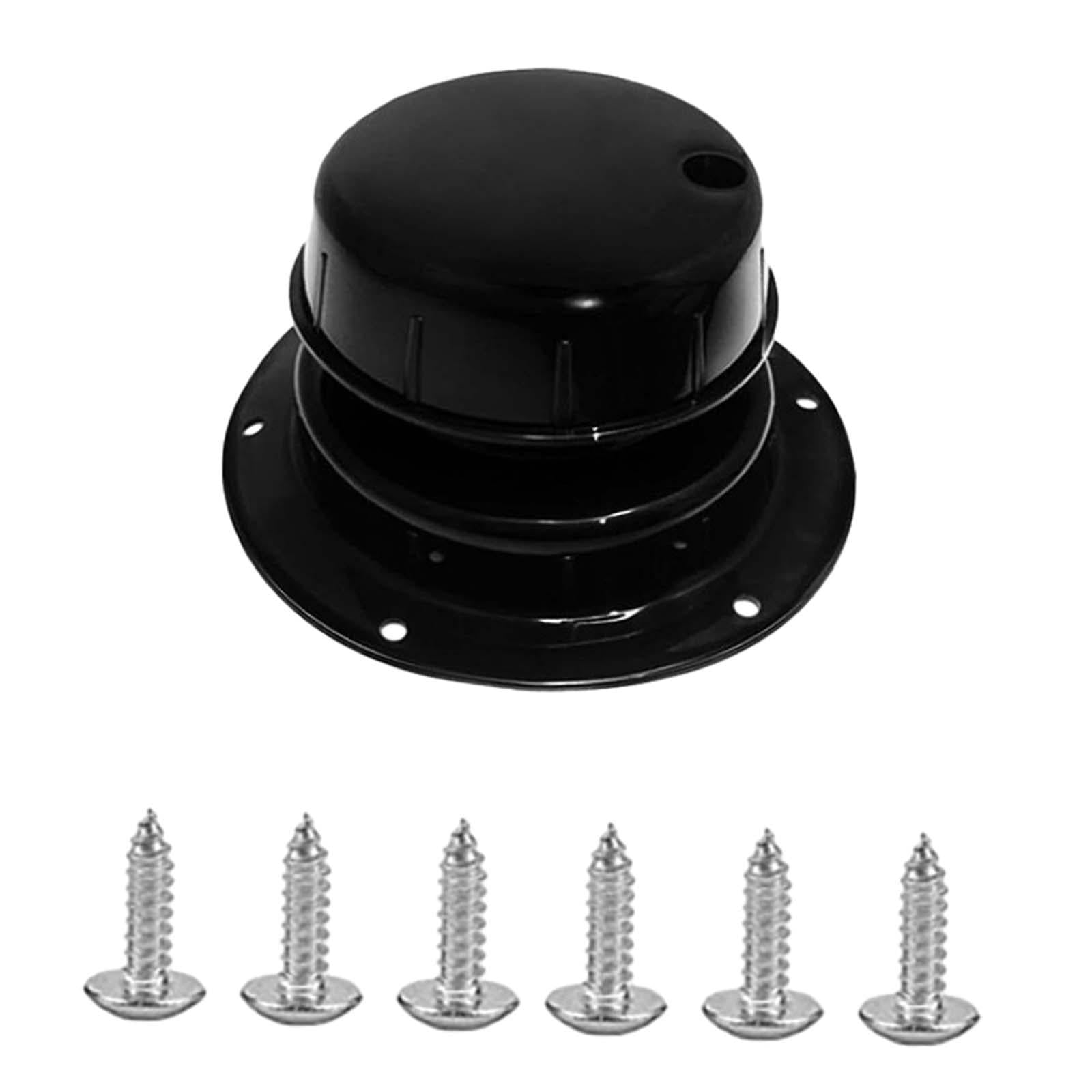 RV Roof Vent Cap RV Plumbing Vent Cap for Camping Car Motorhome Trailer Black
