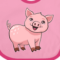 thumbnail image 4 of Inktastic Cute Pig Boys or Girls Baby Bib, 4 of 4