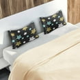 thumbnail image 7 of Coolnut Colorful Star Dots Satin Pillowcase for Hair and Skin Silk Pillowcase, Queen Size(20x30 inches) - Slip Cooling Satin Pillow Covers with Envelope Closure（119） Home Decor Gifts, 7 of 7