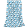 thumbnail image 2 of Fuzoiu Golf Balls 1 Print Ultra-Soft Micro Fleece Blanket,All Seasons Flannel Throw, Lightweight Blanket for Bed, Sofa, Couch, Movie Night, Camping, and Travel-60"x50", 2 of 7