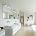 thumbnail image 3 of Globe Electric 60 Watt Parker 5-Piece Chrome All-In-One Bath Set, 3 of 4