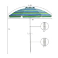thumbnail image 4 of Beach Umbrella 6.5 ft with Carry Bag - UPF 50+ Sun Protection - Tilt Mechanism & Sand Anchor - Portable Beach Shade for Patio, Garden, Camping, 4 of 9
