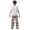 thumbnail image 5 of FORMRS Kids Pajama Pants with Pockets Size 11-12Y Boys Lounge Sleep Bottoms, Black Lucky Cat, 5 of 8