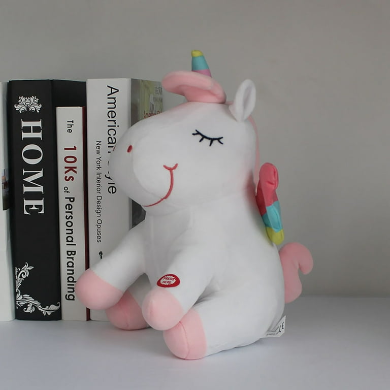 Sprifallbaby LED Unicorn Doll, Luminous Stuffed Animal Rainbow Wings Night  Light Plush Toy for Kids