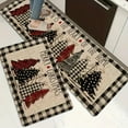thumbnail image 6 of AJKSFHIU Christmas Kitchen Rugs Sets Of 2,Merry Christmas Kitchen Floor Mats,Xmas Decor Non Slip Holiday Kitchen Rug,Buffalo Plaid Xmas Trees Christmas Kitchen Decor For Home, 6 of 8