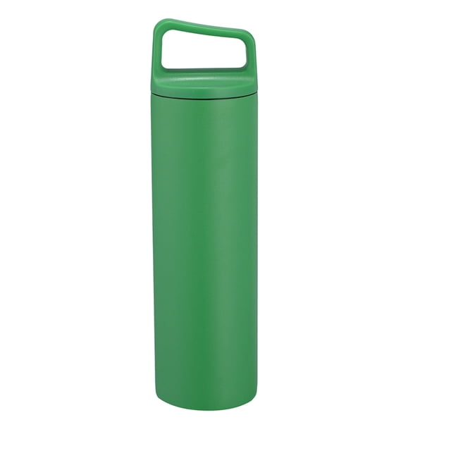 Bouilloire de Sport Portable en Acier Inoxydable à Grand Ouverture, Grande Capacité, 600mL