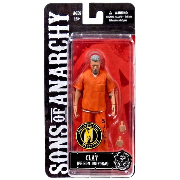 Sons of Anarchy Clay Morrow Action Figure [Orange Prison Outfit]