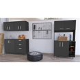 thumbnail image 2 of FM FURNITURE Dorset 5 Piece Garage Set Black Engineered Wood, 2 of 10