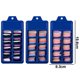 thumbnail image 2 of Uñas postizas - 300 uñas acrílicas de cobertura completa, puntas de uñas postizas artificiales, 10 tamaños, uñas postizas para mujeres y niñas, 2 of 5