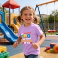 thumbnail image 4 of Bnwani Girls Shirts Crew Neck Fashion Shirts for Boys Short Sleeve Tee Purple Sizes 3-9, 4 of 9