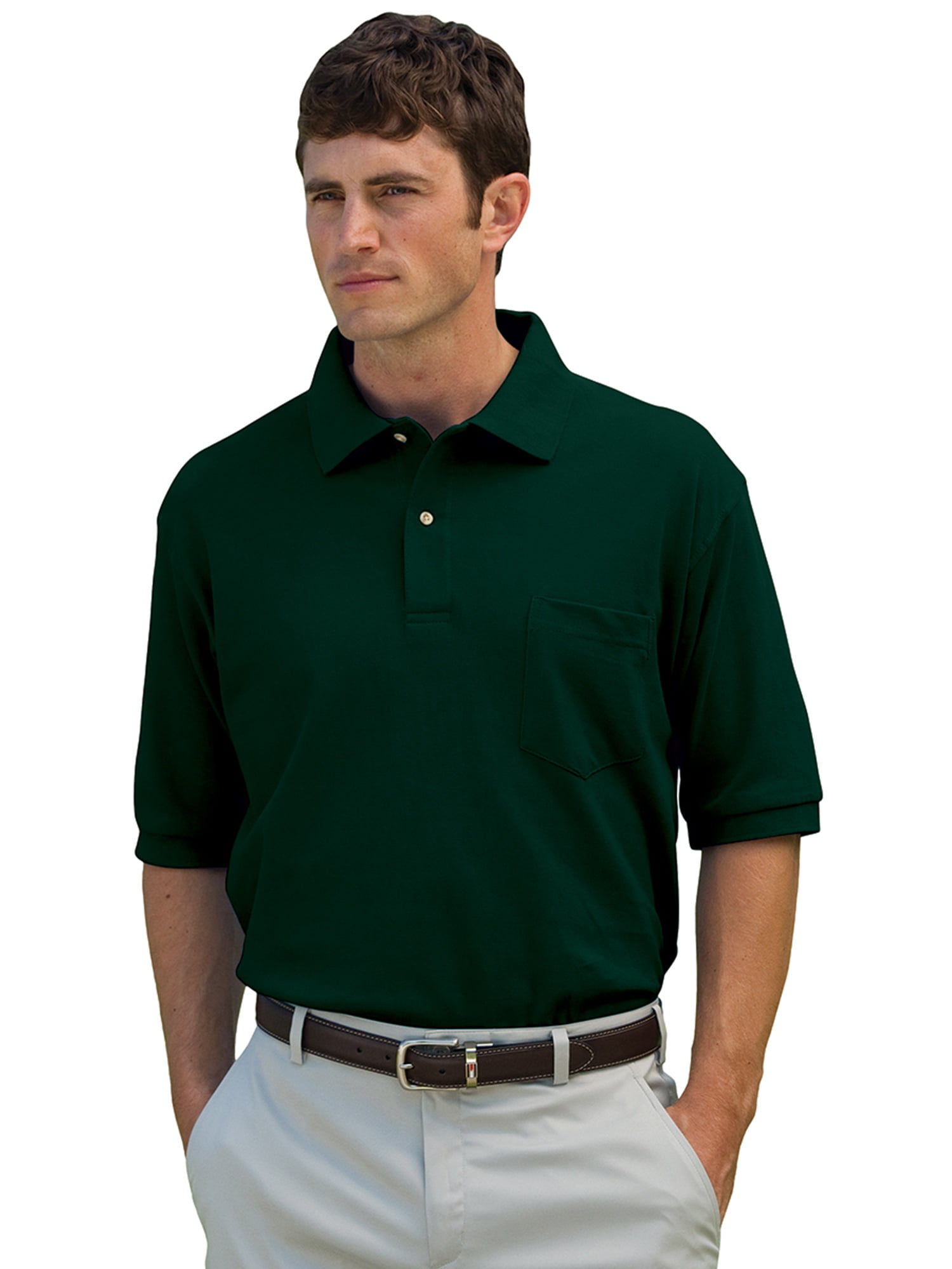 Men's Mainsail Mesh/Pique Pocket Polo Shirt - Walmart.com
