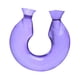 thumbnail image 2 of Bolsa de agua caliente para cuello y hombros Calentador de cuello y hombros con relleno de agua Violeta, 2 of 9